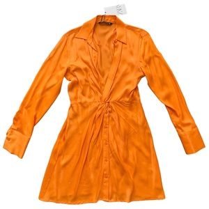 Zara Orange Mini Dress